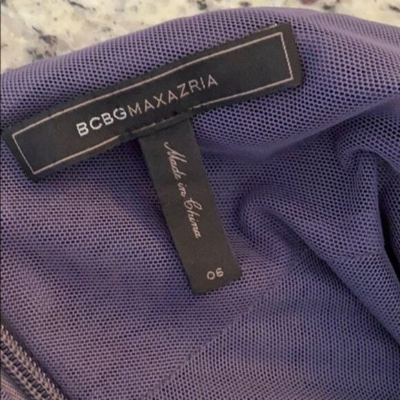 BCBGMaxazria purple tiered halter maxi dress - Picture 11 of 11